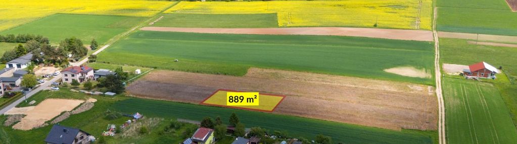 Działka budowlana babienica 889m2