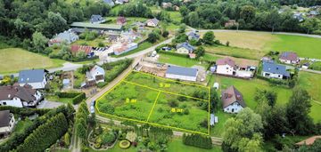 Nowy sącz mystków 3 działki budowlane usług.2500m2