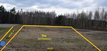 Działka pod zabudowę 55a- przewrotne