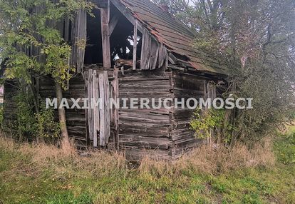 Siedlisko 1,4ha z drewnianym domem do rozbiórki