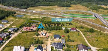 Działka pod budowę domu 1-rodz.  - lublewo gd.