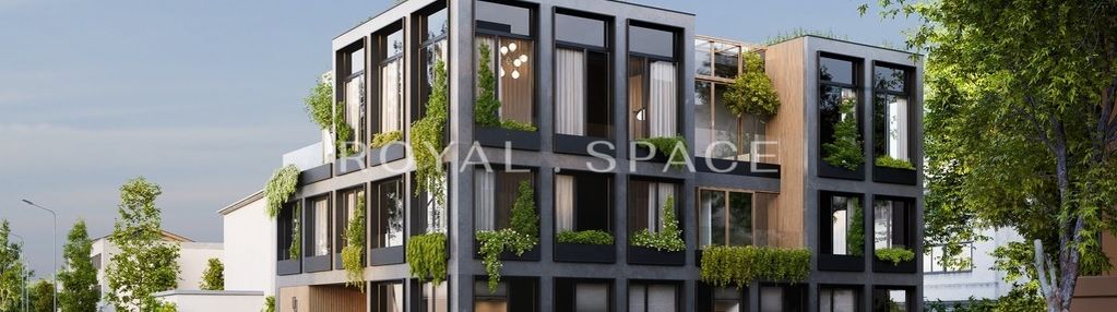 Penthouse przy błoniach z tarasem na dachu