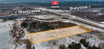 Działka inwestycyjna węzeł wołomin