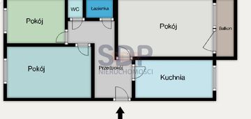 Przestronne 3pokoje z balkonem na zielonym gądowie