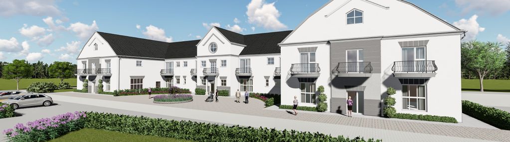 Działka z projektem domu opieki