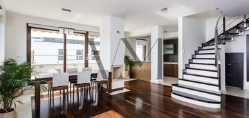 Dwupoziomowy apartament na mokotowie
