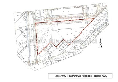 Działka 6851m2, 1000-lecia państwa polskiego