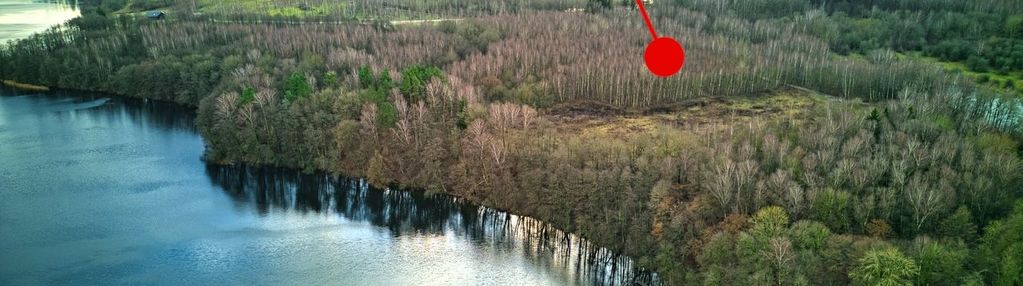 Działka w brzozach z dostępem do jeziora