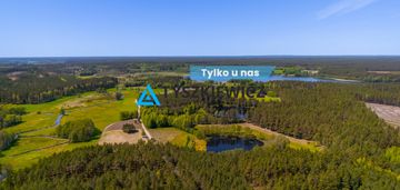 Rolbik, działka nad rzeka zbrzycą - kaszuby