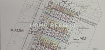 Działka z pozwoleniem na budowę 17 szeregów!