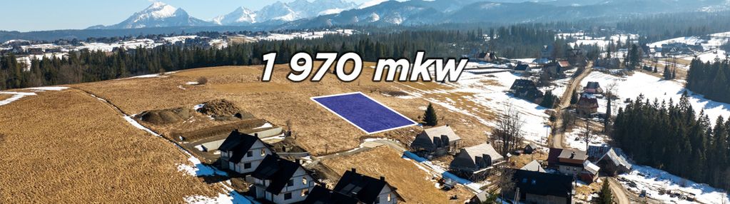 Widokowa działka zakopane