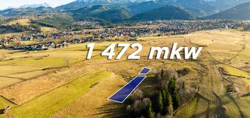 Działka rolna 14ar w zakopanem - bachledzki wierch