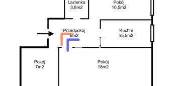 | metro |3 pokoje | 50m² | ustawne | balkon | wola