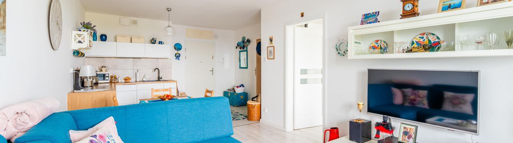 Dwupokojowy apartament 44,43m2 z widokiem na rzekę!