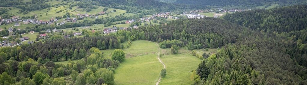 Działka z widokiem na babią górę