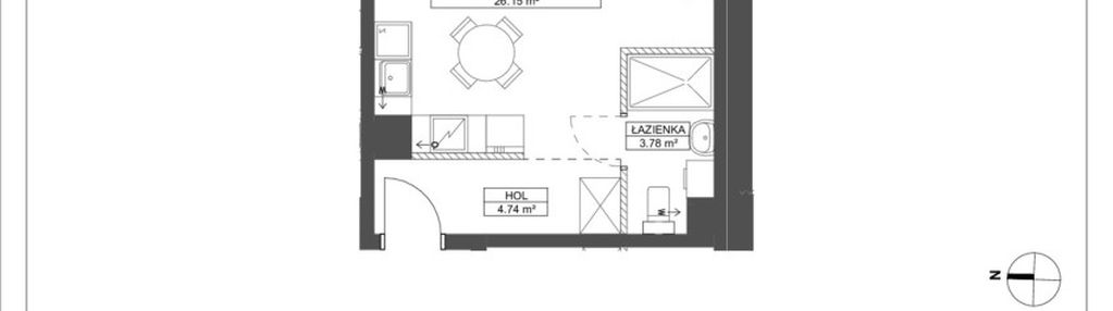 Dwupokojowe mieszkanie w gdyni przy samym lesie.