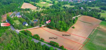 Dwie piękne działki w miejscowości charzykowy