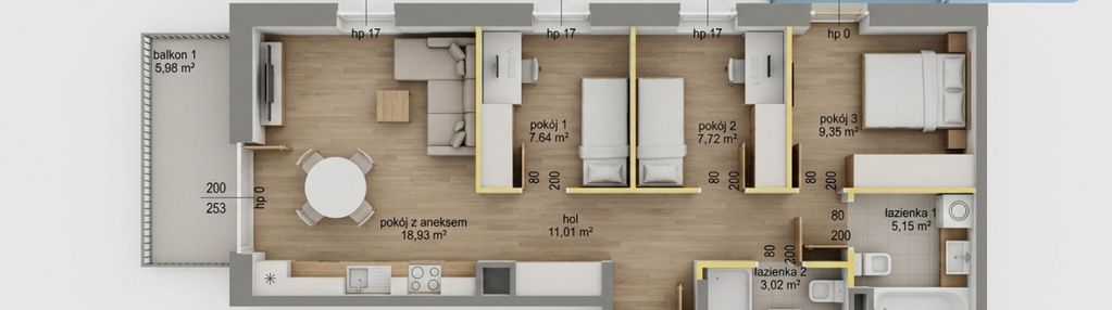 ⭐ 2 balkony 11m! klucze za chwilę | metro 10min⭐0%