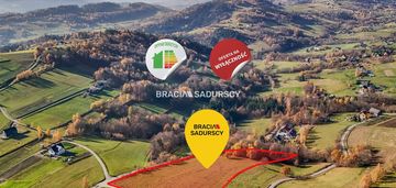 Widokowa działka w beskidzie wyspowym