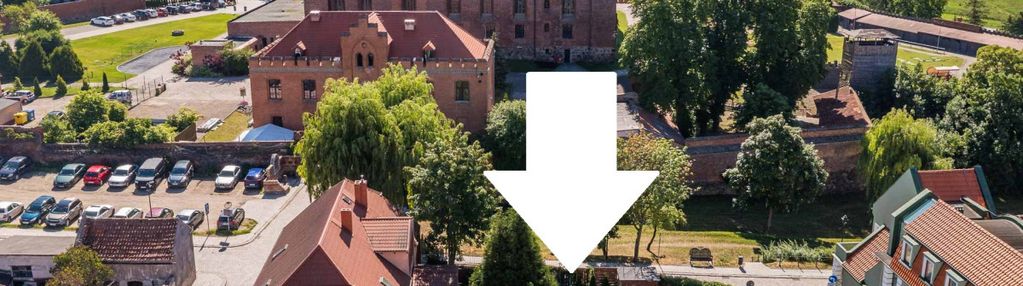 Działka 1033 m² przy zamku w gniewie mpzp