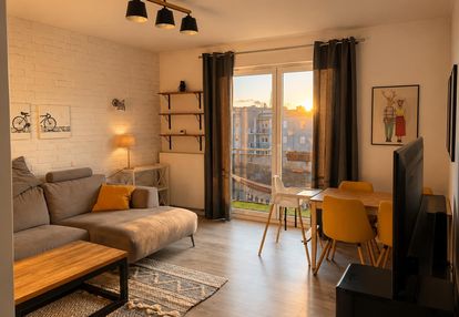 Komfortowe, 2-pokojowe mieszkanie z balkonem – nowe miasto,