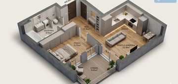 ⭐loggia 10m | garaż 10k |południe-zachód|gotowe⭐0%