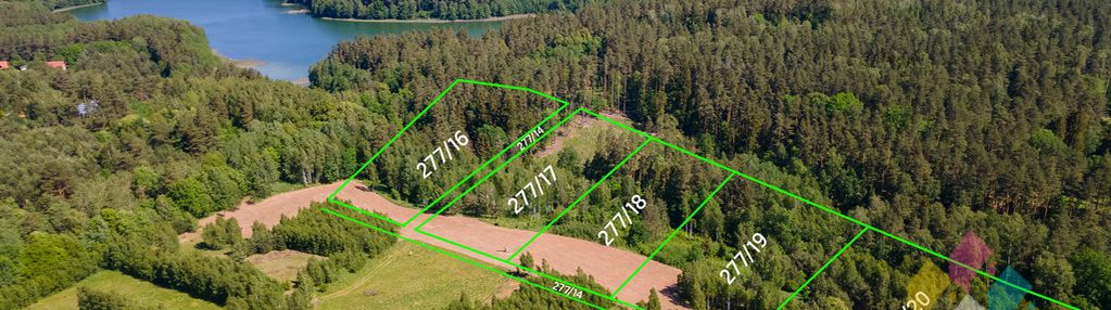 Atrakcyjna działka przy lesie w pobliżu jezioro