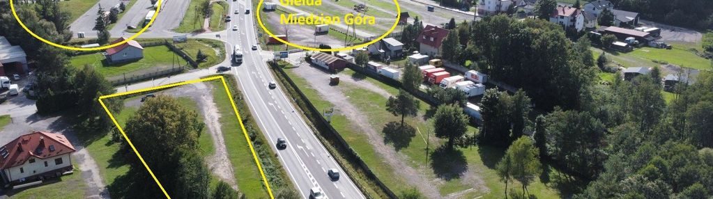 Działka usługowo-mieszkalna, przy głównej drodze
