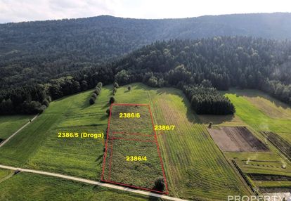 Grybów ptaszkowa 3 działki widokowe 6041 m2