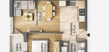 Promocja będzin 2 pokoje podwyższony standard