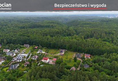 Uzbrojona, płaska działka pod lasem - gdynia !