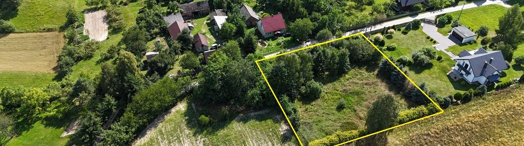 Działka budowlana 2100m2 cisów gm. daleszyce