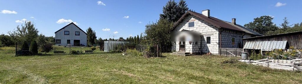 Działka 873 m² z domem – wiązowna