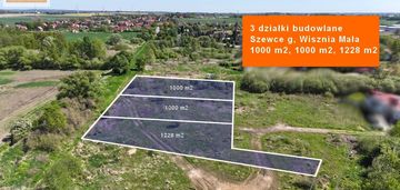 Nowe działki budowlane 1000m² i 1228m²