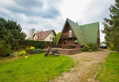 Całoroczny dom wykonany z bala.