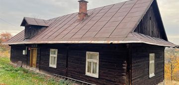 Szymbark k/gorlic działka 1,58 ha dom drewniany