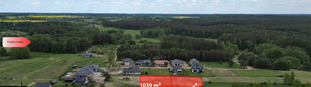 Działki w zblewie woda, prąd z dobrym dojazdem