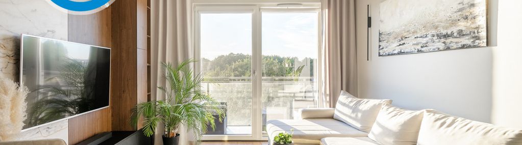 Os.latarników- wysoki standard, widok na zieleń