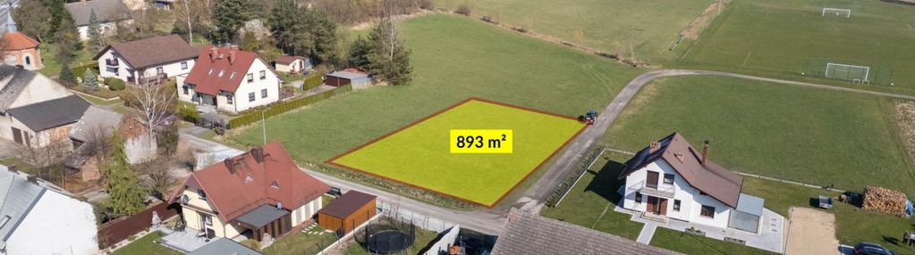 Działka budowlana wierzbie  893m2