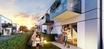 Mieszkanie z ogrodem, 4 pokoje.