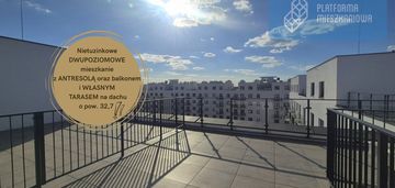 Dwupoziomowe❗balkon❗taras 32m2❗2.m.post. gratis❗