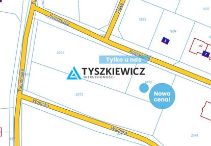 Działka pod bliźniaki banino