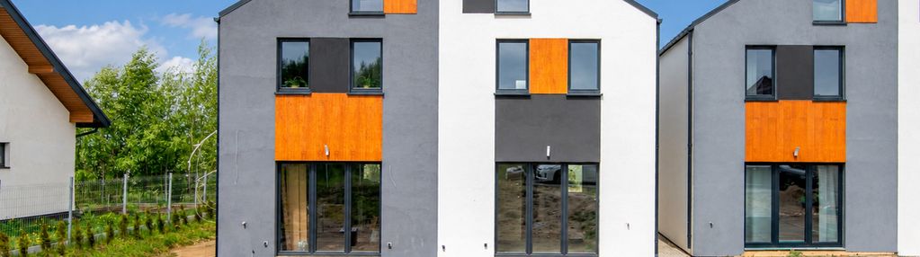 Nowoczesny bliźniak 110 m² z ogrodem