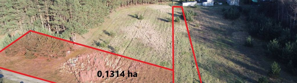 Działka na podolu w otulinie lasu