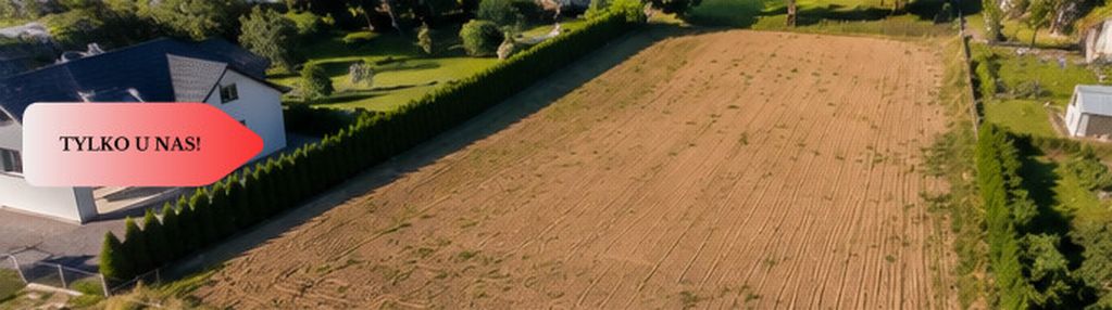 Działka budowlana 1300 m² dąbrówka słupska