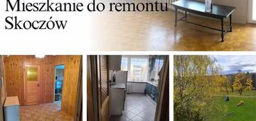 3-pokojowe, jasne mieszkanie z dwoma balkonami , 3 piętro, skoczów