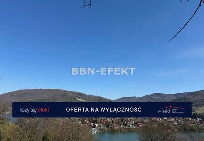 Widokowa działka z budynkiem do remontu.