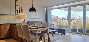 Słoneczne 3-pokojowe mieszkanie z ogródkiem