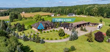 Rezydencja z linia brzegową jeziora gubisz.