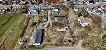 Działka usługowa zabudowana, luchowo